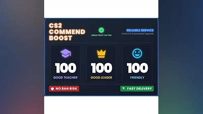 (100/100/100) - CS2 COMMEND BOOST - 7/24 AUTO-DELIVERY