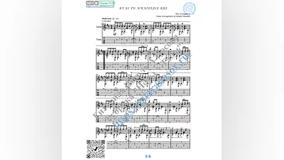 Et Si Tu N'existais Pas (Sheet music, tabs for guitar)