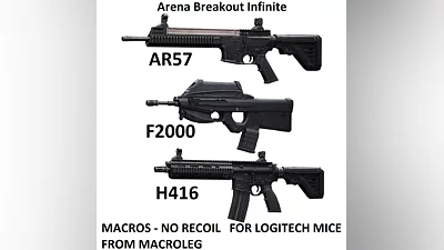 Arena Breakout Infinite. Scripts for Logitech. Pack 4