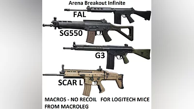 Arena Breakout Infinite. Scripts for Logitech. Pack 6