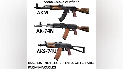 Arena Breakout Infinite. Scripts for Logitech. Pack 3