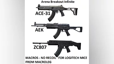 Arena Breakout Infinite. Scripts for Logitech. Pack 1
