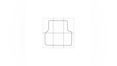 AUDI Q3 2011--  Vector patterns for car mats