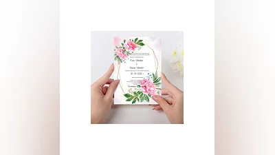 Template of the invitation to the wedding  №703