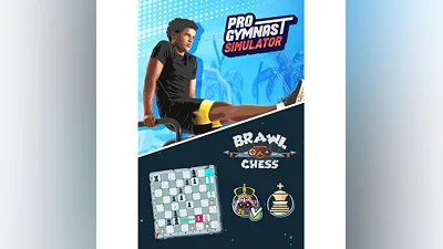 Pro Gymnast Simulator + Brawl Chess  XBOX  Fast
