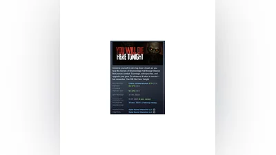You Will Die Here Tonight   STEAM GIFT RUSSIA
