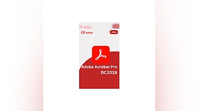 Adobe Acrobat Pro DC 2019 OS Windows 1 PC  Lifetime