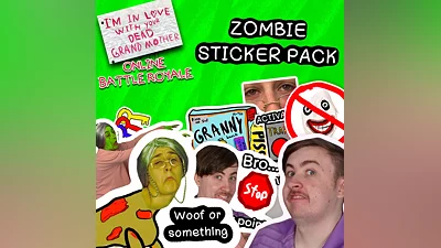Zombie Sticker Pack - Emotes Season 2 DLC - I'm in Love With Your Dead Grandmother: Online Battle Royale (PS4, PS5)