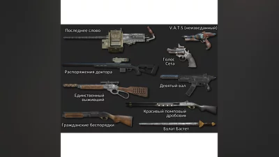 Unique named weapons Fallout 76