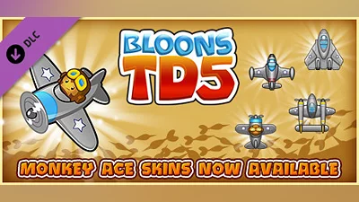 Bloons TD 5 - Top Gun Monkey Ace Skin Bundle