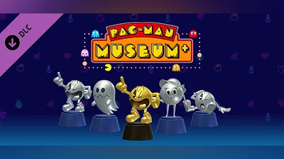 PAC-MAN MUSEUM+ Bonus Figure Set Bundle