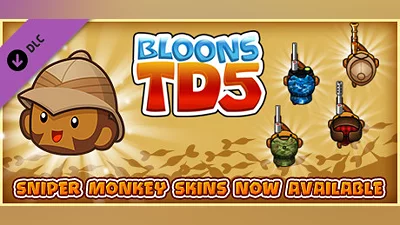 Bloons TD 5 - Hunter Sniper Monkey Skin Bundle