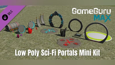 GameGuru MAX - Low Poly Sci-Fi Portals Bundle
