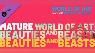 MATURE WORLD OF ART Jigsaw Puzzles: BEAUTIES AND BEASTS Bundle