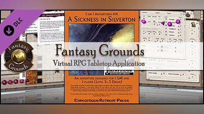 Fantasy Grounds - One on One Adventures #14: A Sickness in Silverton (PFRPG) Bundle
