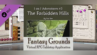 Fantasy Grounds - 3.5E/PFRPG 1 on 1 Adventure #3 The Forbidden Hills Bundle