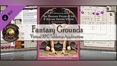 Fantasy Grounds - 1 on 1 Adventures #6.66: The Pleasure Prison (3.5E/PFRPG) Bundle