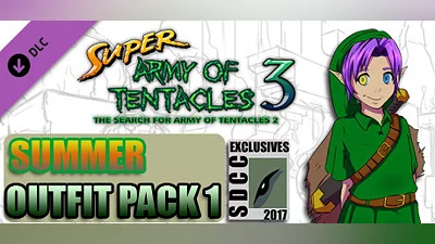 SUPER ARMY OF TENTACLES 3: Summer Outfit Pack I: San Diego Comic-Con Exclusives 2017 Bundle