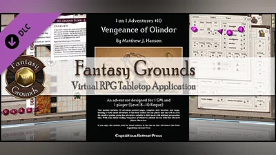 Fantasy Grounds - 1 on 1 Adventures #10: Vengeance of Olindor (3.5E) Bundle
