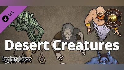 Fantasy Grounds - Jans Token Pack 02 - Desert Creatures Bundle