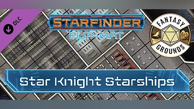 Fantasy Grounds - Starfinder RPG - Starfinder Flip-Mat - Star Knight Starships Bundle