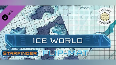 Fantasy Grounds - Starfinder RPG - Flipmat - Ice World Bundle