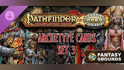 Fantasy Grounds - Pathfinder(R) for Savage Worlds: Archetype Set 3 Bundle