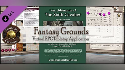 Fantasy Grounds - 1 on 1 Adventures #4: The Sixth Cavalier (PFRPG/3.5E) Bundle