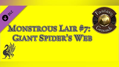 Fantasy Grounds - Monstrous Lair #7: Giant Spider's Web (Any Ruleset) Bundle