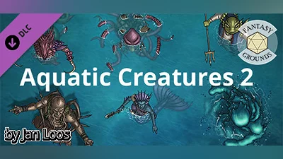 Fantasy Grounds - Jans Token Pack 32 - Aquatic Creatures 2 Bundle