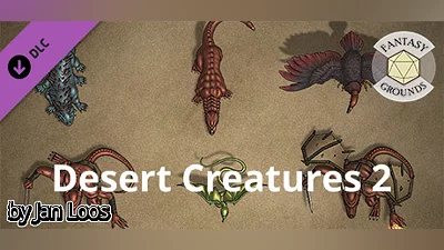 Fantasy Grounds - Jans Token Pack 33 - Desert Creatures 2 Bundle