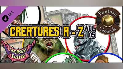 Fantasy Grounds - Creatures A-Z, Volume 5 (Token Pack) Bundle