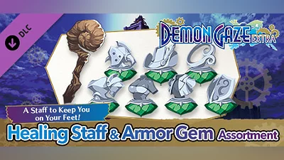 DEMON GAZE EXTRA - Healing Staff & Armor Gem Assortment