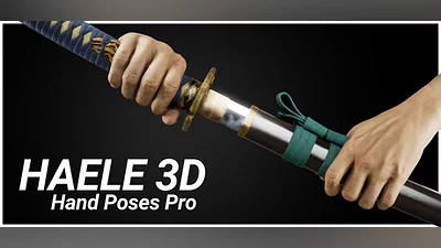 HAELE 3D - Hand Poses Pro - Drawing References Bundle