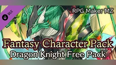 RPG Maker MZ - Fantasy Character Pack - Dragon Knight Free Pack Bundle