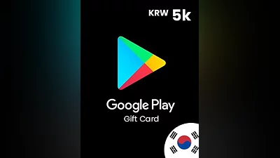 Google Play Gift Card 5000 KRW South Korea Google Play CD Key (South Korea)