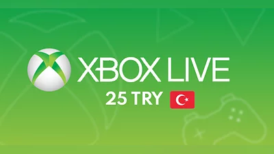 XBOX Live Gift Card 25 TRY [Global (without ASIA+MIDDLE EAST+CIS)] [Standard]