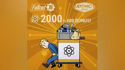 Fallout 76: 2000 (+400 Bonus) Atoms
