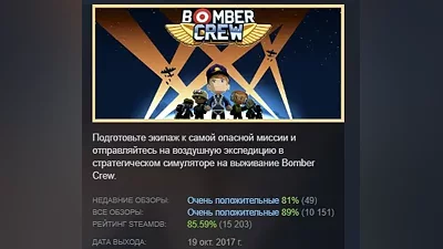 Bomber Crew STEAM KEY REGION FREE GLOBAL