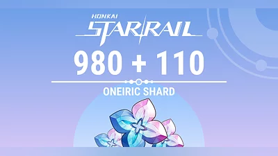 Honkai Star Rail 980 plus 110 Oneiric Shards [Global] [Standard]