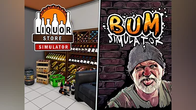 Liquor Store Simulator & Bum Simulator (PS5)