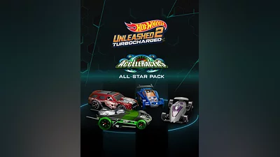 HOT WHEELS UNLEASHED  2 - Turbocharged - HOT WHEELS UNLEASHED  2 - AcceleRacers All-Star Pack