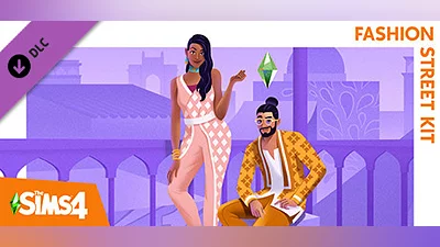 The Sims  4 Fashion Street Kit Bundle